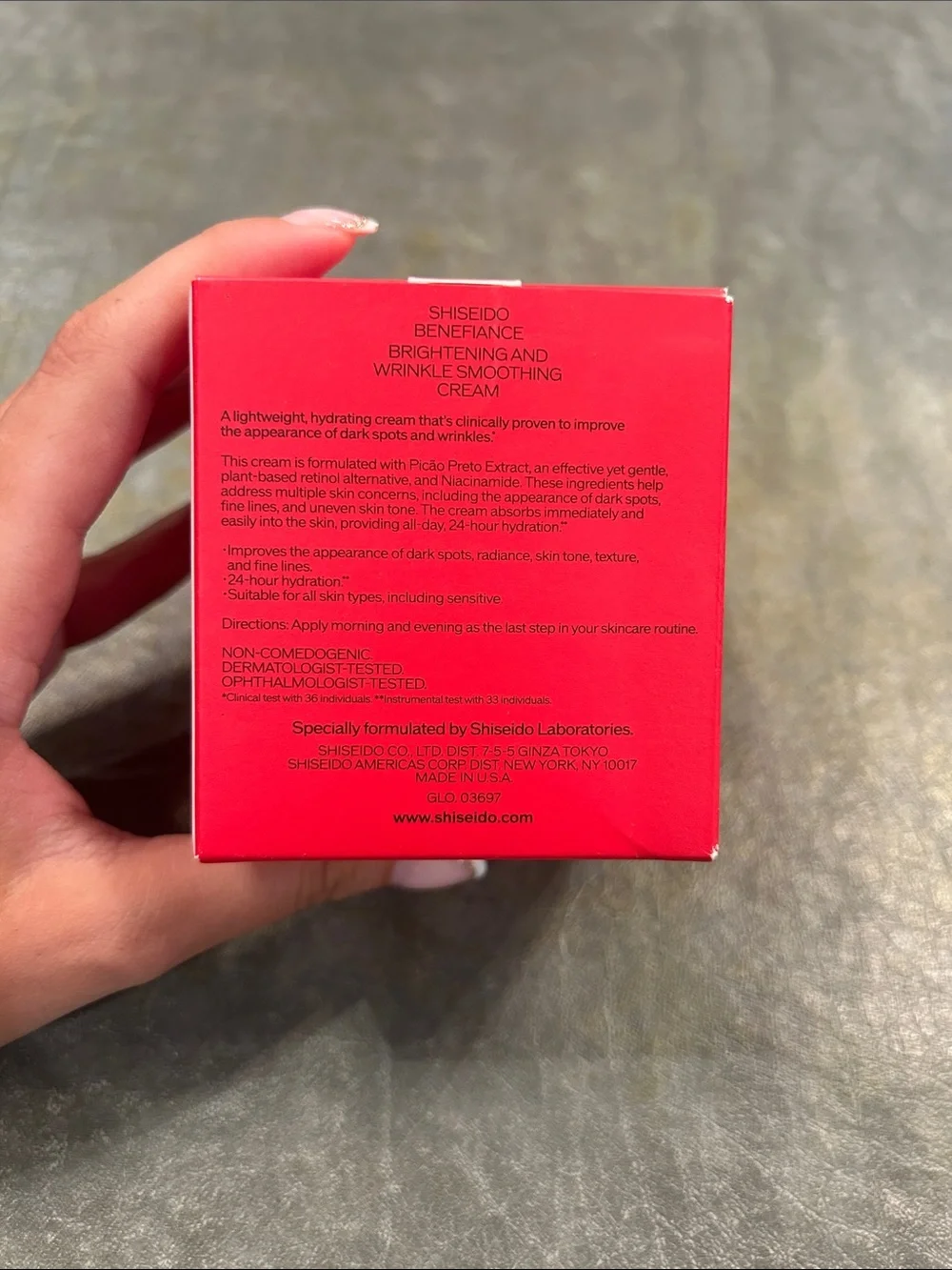 Shiseido Benefiance Brightening and Wrinkle Smoothing Cream